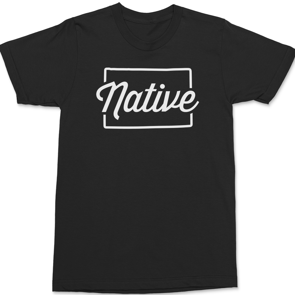 Wyoming Native T-Shirt BLACK