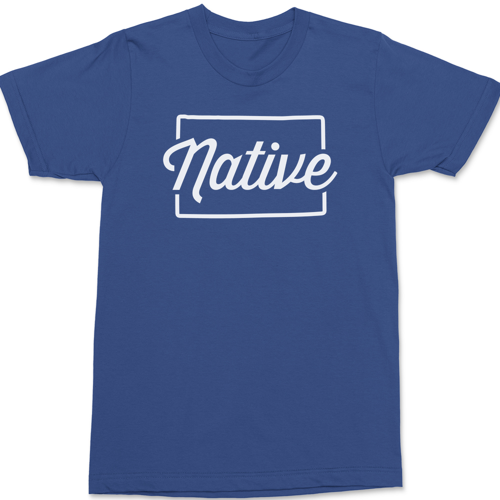 Wyoming Native T-Shirt BLUE