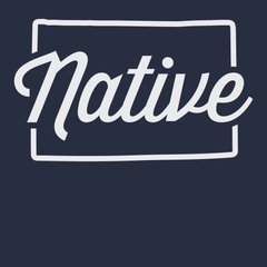 Wyoming Native T-Shirt NAVY