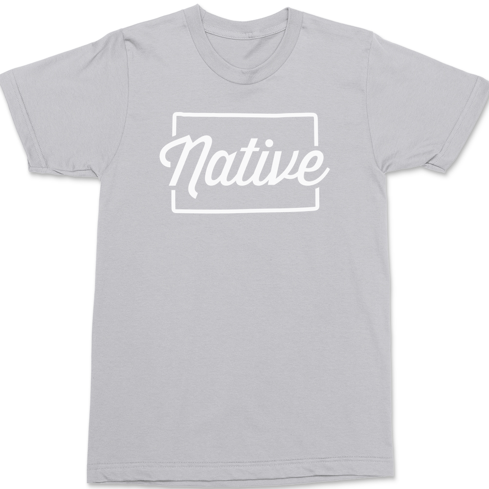Wyoming Native T-Shirt SILVER