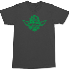 Yoda Typography T-Shirt CHARCOAL