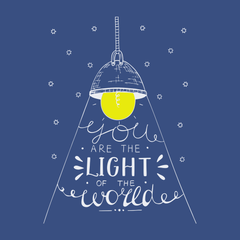 You Are The Light of The World T-Shirt BLUE