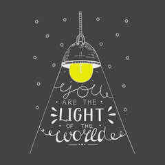 You Are The Light of The World T-Shirt CHARCOAL