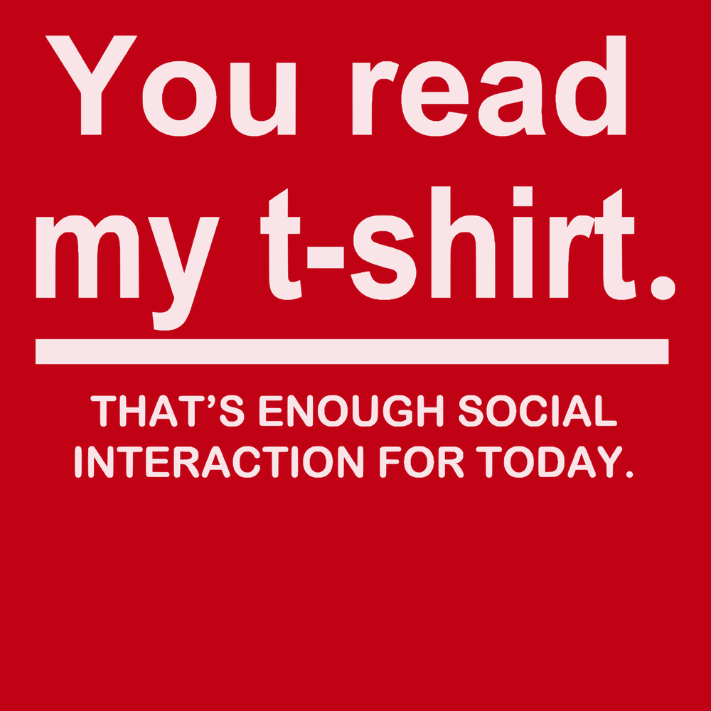 You Read My Shirt T-Shirt RED