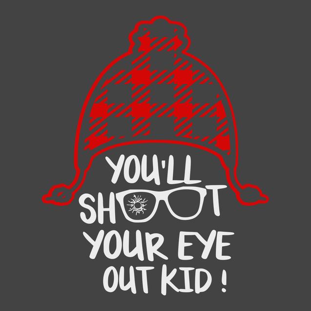 You'll Shoot Your Eye Out Kid T-Shirt CHARCOAL