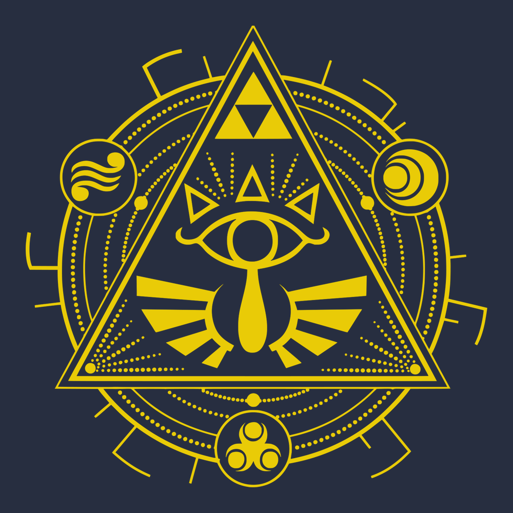 Zelda Mandala T-Shirt NAVY