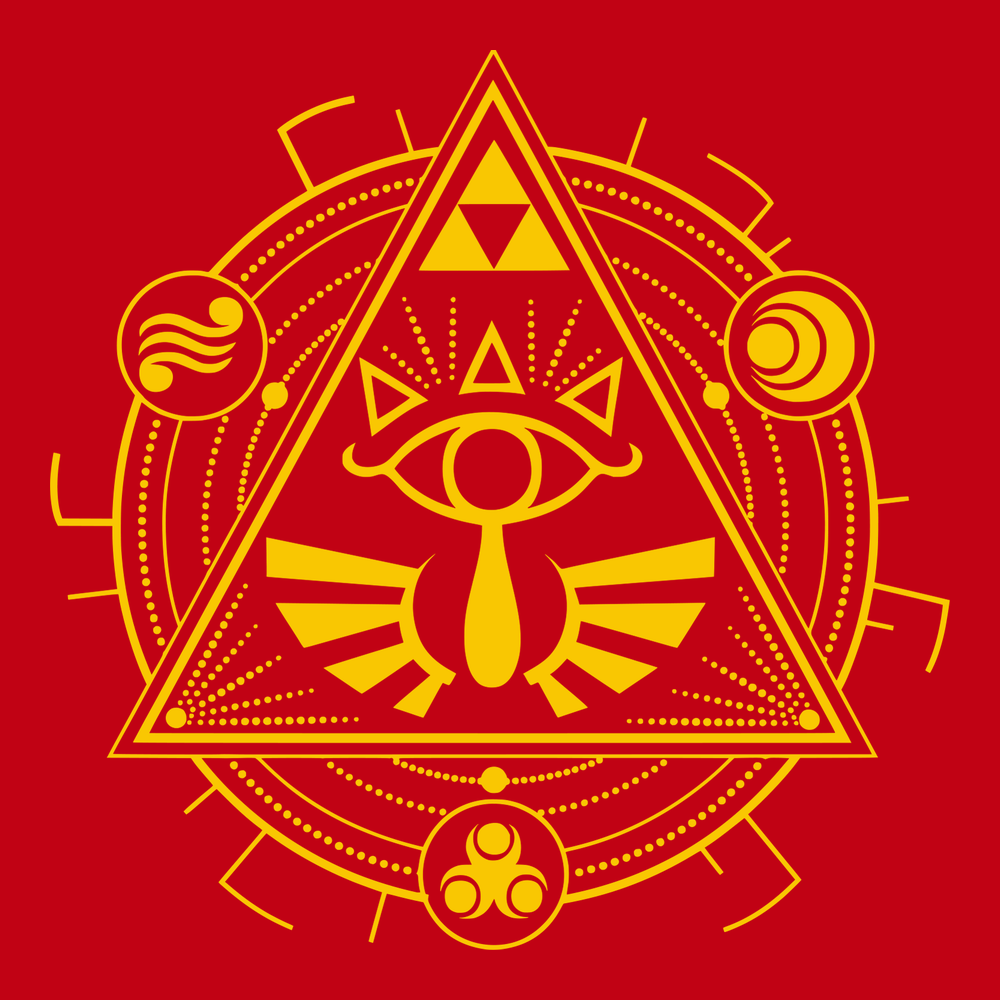 Zelda Mandala T-Shirt RED