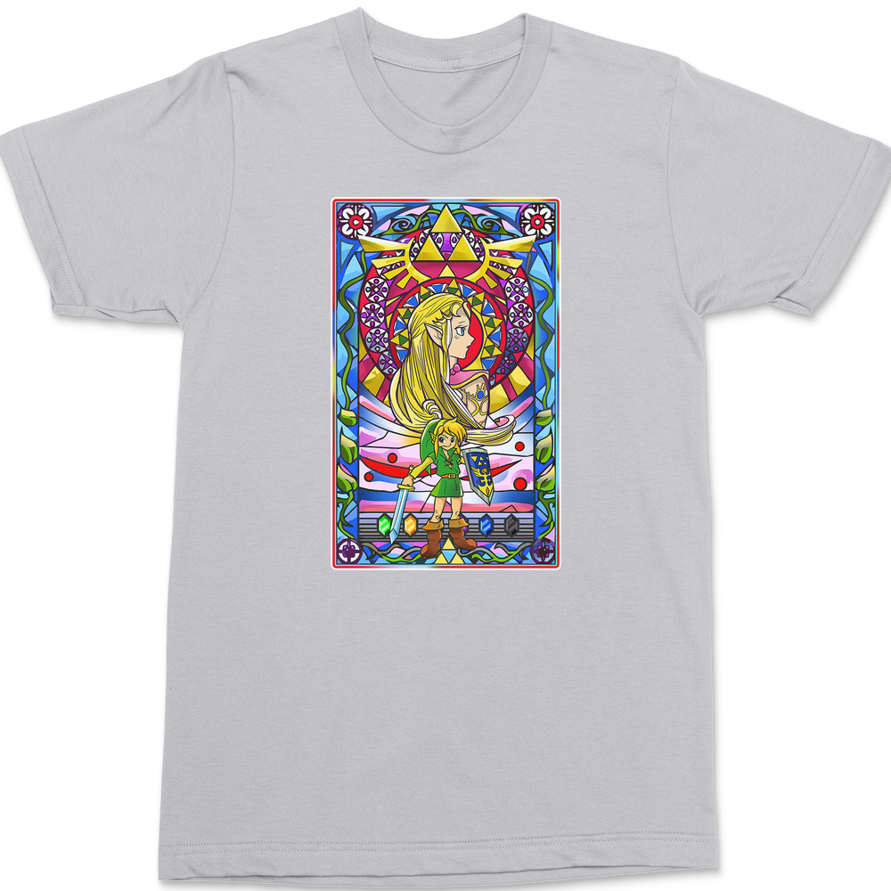 Zelda Stained Glass T-Shirt SILVER