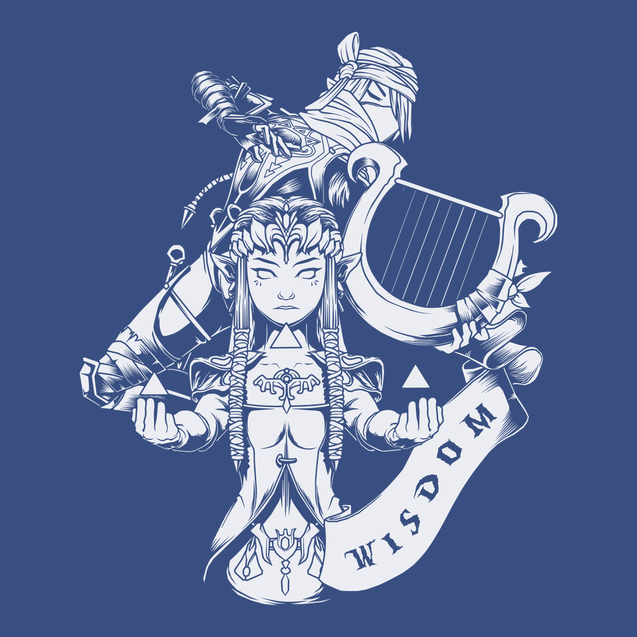 Zelda Wisdom T-Shirt BLUE