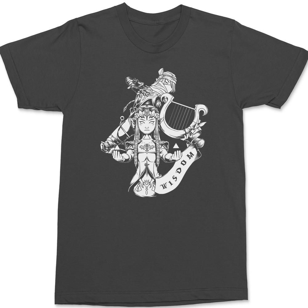 Zelda Wisdom T-Shirt CHARCOAL