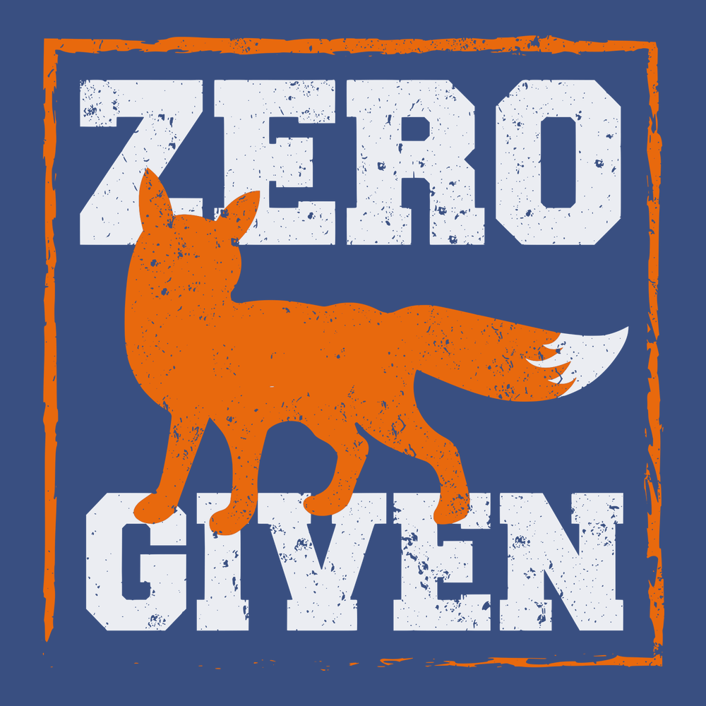 Zero Fox Given T-Shirt BLUE