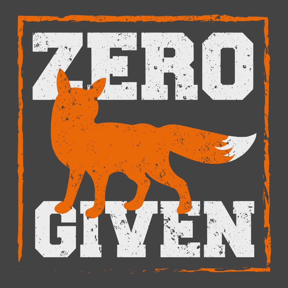 Zero Fox Given T-Shirt CHARCOAL