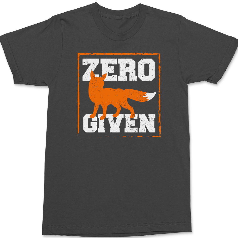 Zero Fox Given T-Shirt CHARCOAL