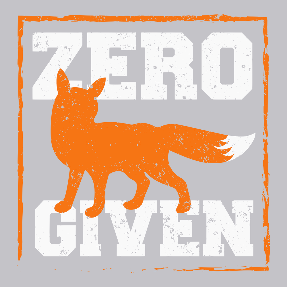 Zero Fox Given T-Shirt SILVER