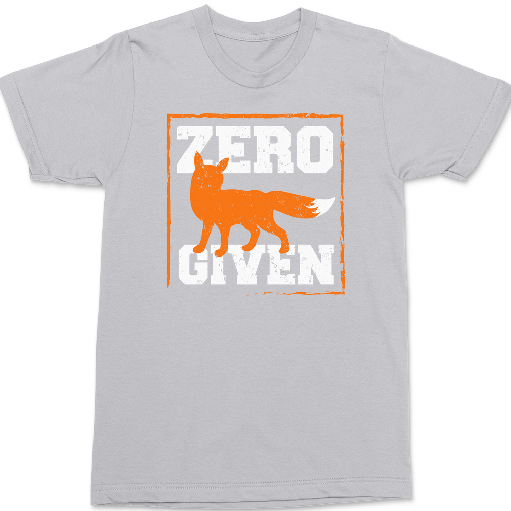 Zero Fox Given T-Shirt SILVER