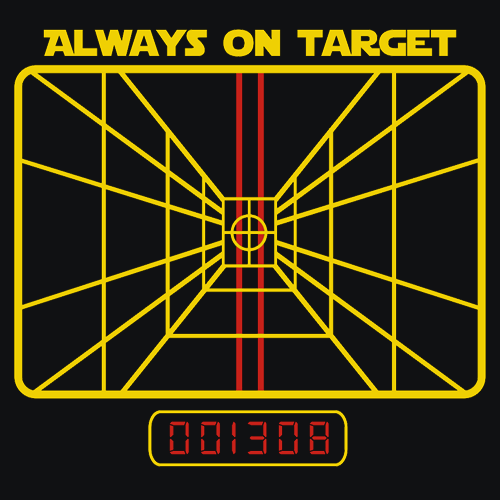 Always on Target T-Shirt - Textual Tees