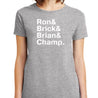 Anchorman Names T-Shirt - Textual Tees