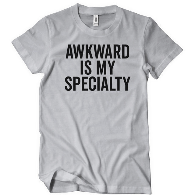 Awkward Is My Specialty T-shirt Tees Front Page - Funny - t - T-shirt ...