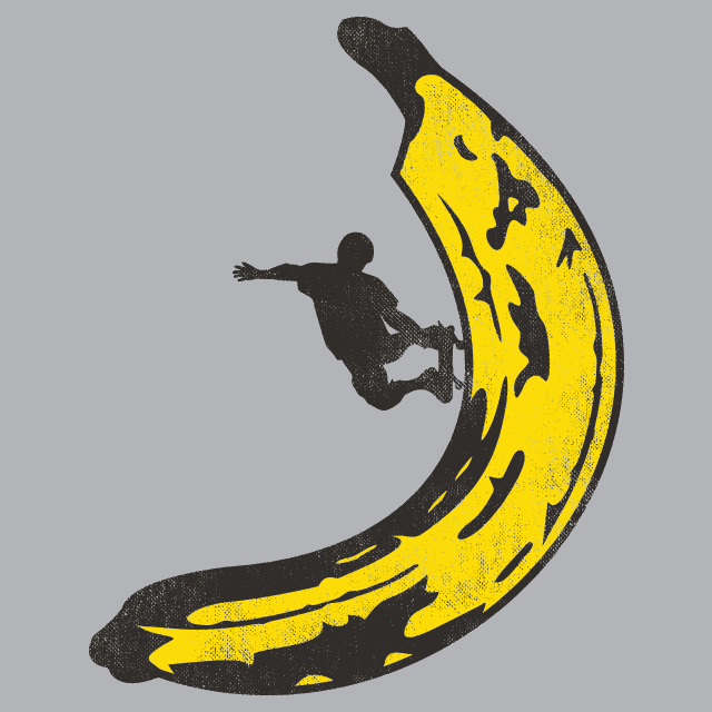 Banana Halfpipe T-Shirt - Textual Tees