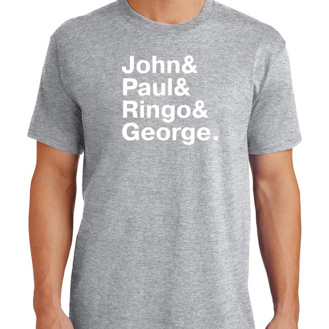 Beatles Names T-Shirt - Textual Tees