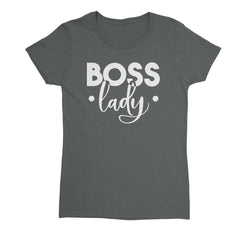Boss Lady Womens T-Shirt - Textual Tees