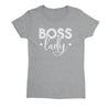 Boss Lady Womens T-Shirt - Textual Tees