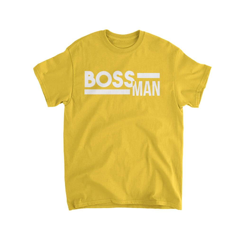 Boss Man Kids T-Shirt - Textual Tees