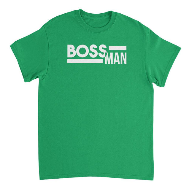 Boss Man Mens T-Shirt - Textual Tees