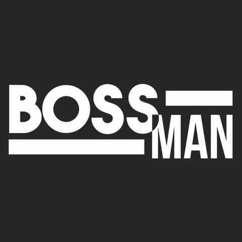 Boss Man Mens T-Shirt - Textual Tees