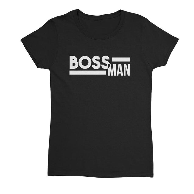 Boss Man Womens T-Shirt - Textual Tees