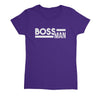 Boss Man Womens T-Shirt - Textual Tees