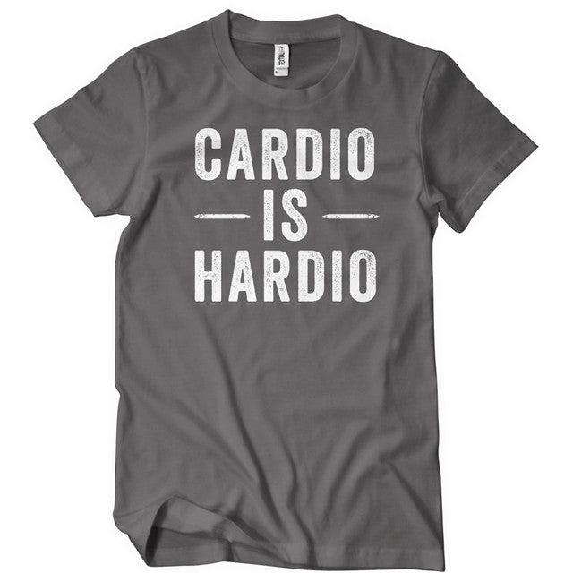 Cardio Is Hardio T-Shirt - Textual Tees