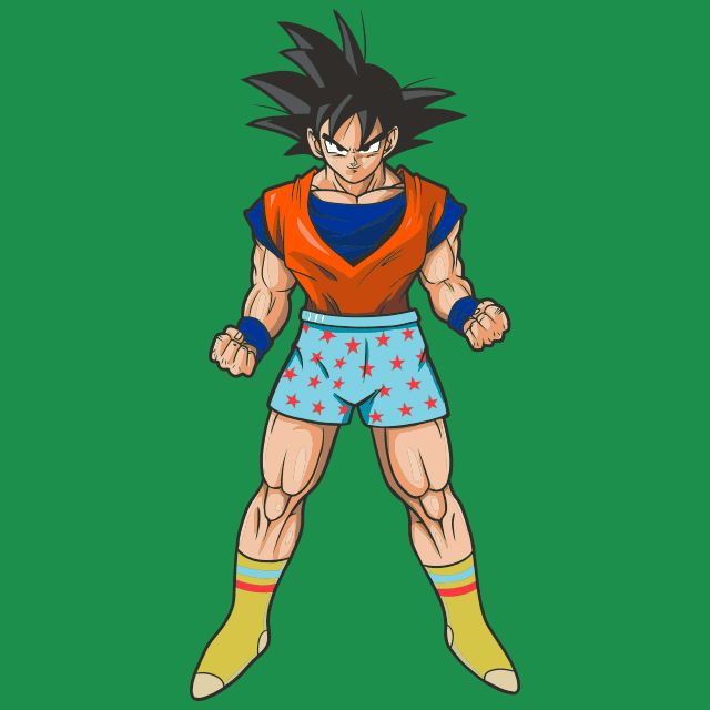 Casual Goku Pocket T-Shirt - Textual Tees