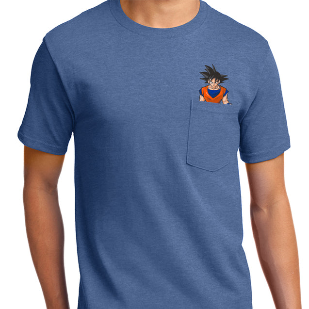 Casual Goku Pocket T-Shirt - Textual Tees