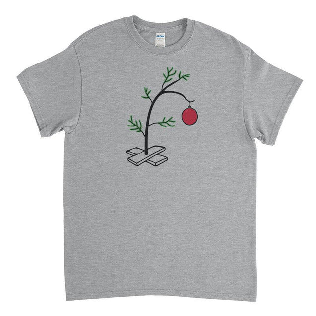 Charlie Brown Christmas Tree Mens T-Shirt - Textual Tees