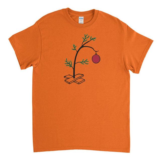 Charlie Brown Christmas Tree Mens T-Shirt - Textual Tees