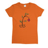 Charlie Brown Christmas Tree Womens T-Shirt - Textual Tees