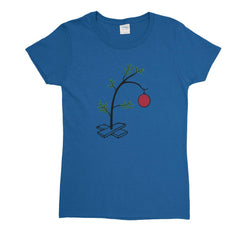 Charlie Brown Christmas Tree Womens T-Shirt - Textual Tees