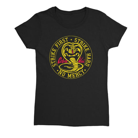 Cobra Kai Womens T-Shirt - Textual Tees