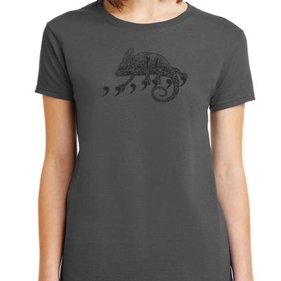 Comma Chameleon T-Shirt - Textual Tees