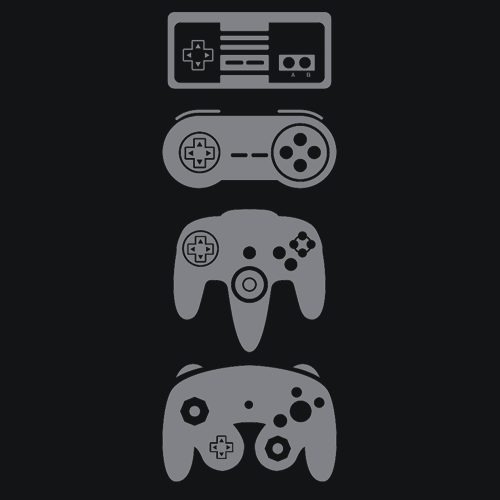 Controller Generations T-Shirt - Textual Tees