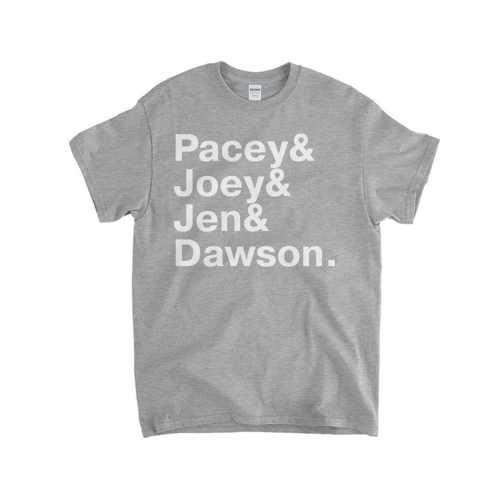 Dawsons Creek Names kids T-Shirt - Textual Tees