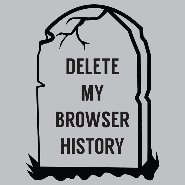 Delete My Browser History T-Shirt - Textual Tees