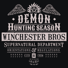 Demon Hunting Season T-Shirt - Textual Tees