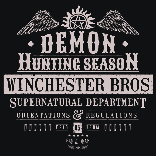 Demon Hunting Season T-Shirt - Textual Tees