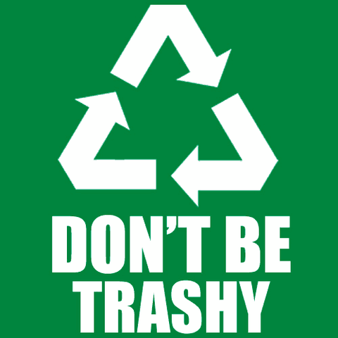 Dont Be Trashy T-Shirt - Textual Tees