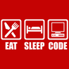 Eat Sleep Code T-Shirt - Textual Tees