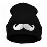 Mustache Knit Beanie - Textual Tees