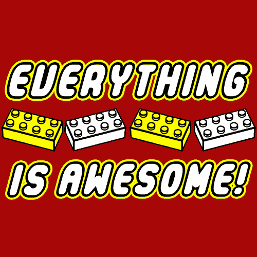 Everything Is Awesome T-shirt Tees Film - Funny - Kid???s T-shirt - Kids ...