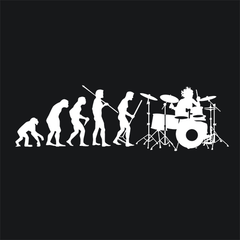 The Evolution Of a Drummer Music T-Shirt - Textual Tees